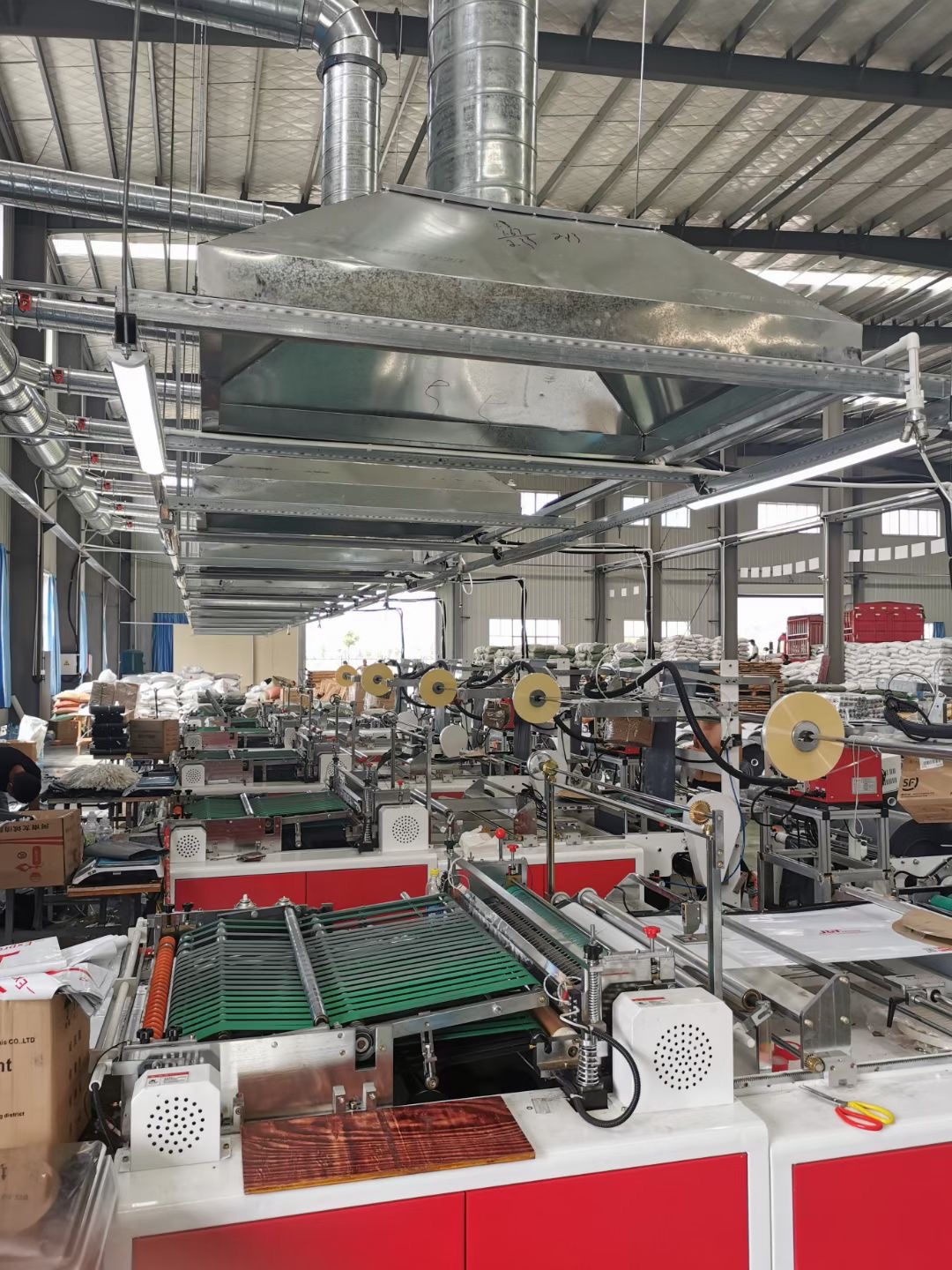 Bag-making production line