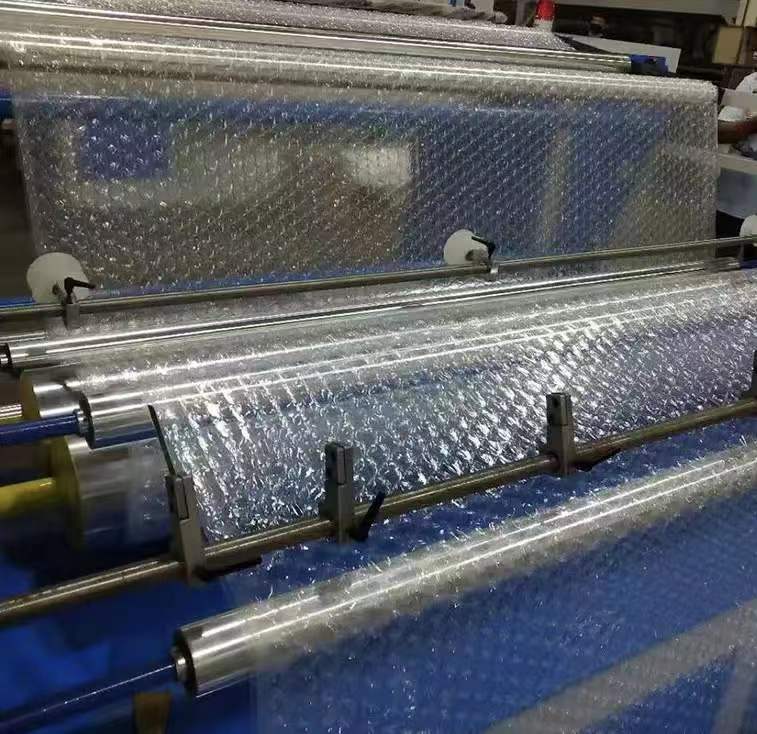 Bubble wrap production line 